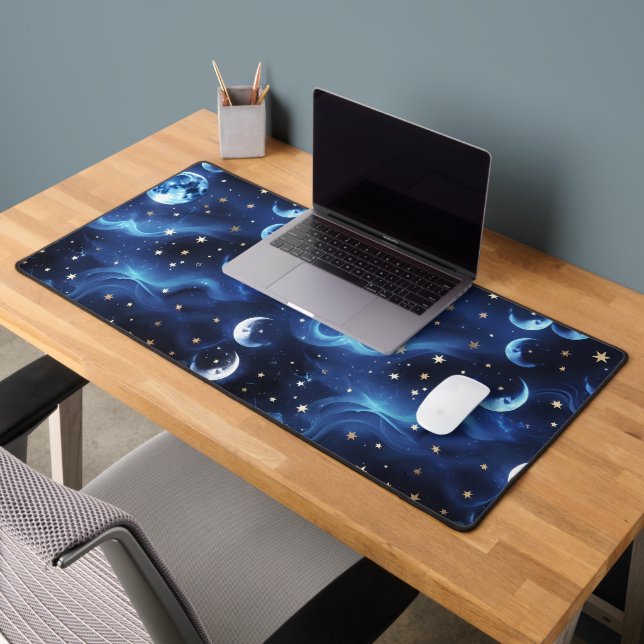 Alfombrilla de escritorio – Luna Celeste Azul Zafi (Oficina 2)