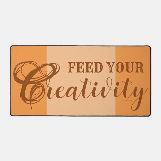 Alfombrilla de escritorio para alimentar tu creati (Anverso)