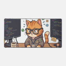 Alfombrilla de escritorio para gato real | Alfombr