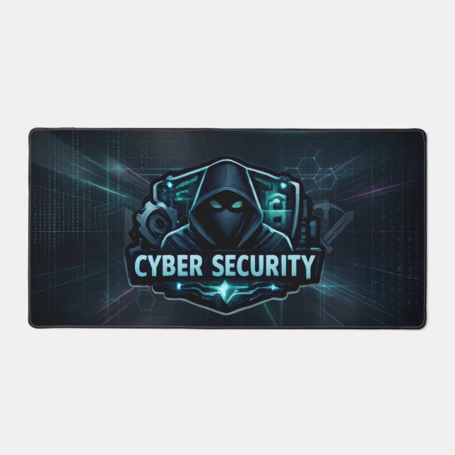 Alfombrilla de escritorio para pirata informático  (Anverso)
