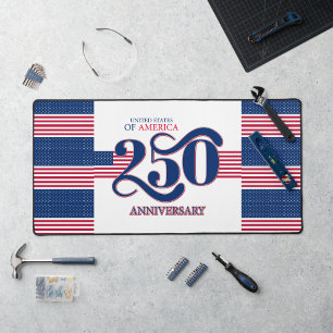 Alfombrilla de escritorio patriótica USA 250
