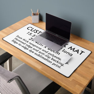 Alfombrilla de escritorio personalizada de neopren