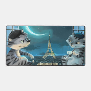Alfombrilla de escritorio Torre Eiffel Gatos - Noc