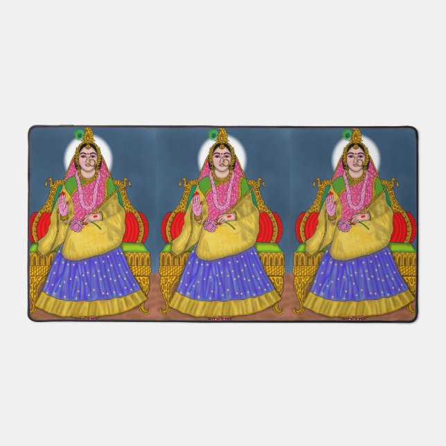 Alfombrilla de la diosa Radha (Anverso)