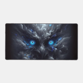 Alfombrilla de ojos azules humeantes