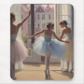 Alfombrilla de rató Bailarinas frente a la ventana