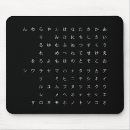 Alfombrilla De Ratón 五 十 音(カ タ ナ htsniht htémoc)