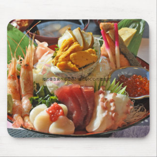 ALFOMBRILLA DE RATÓN 道の駅くじ 名物 海女丼のマウスパッド