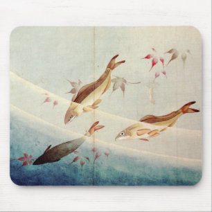 Alfombrilla De Ratón 鮎, 北 斎 sueco, Hokusai, Arte