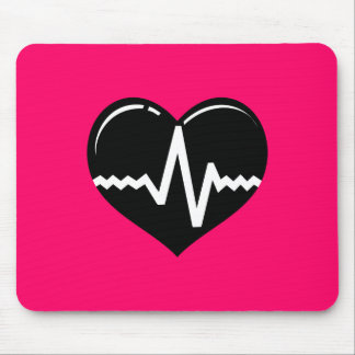 ALFOMBRILLA DE RATÓN 030719 MEDICAL HEARTBEAT SÍMBOLO LOGO GRÁFICO