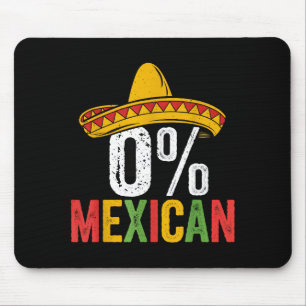 Alfombrilla De Ratón 0% mexicano cinco de mayo divertido sombrero fiest