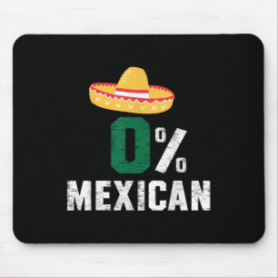 Alfombrilla De Ratón 0% mexicano Cinco De Mayo Fiesta Sombrero Funny _2