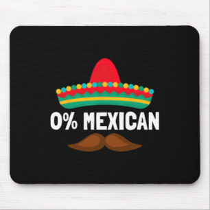 Alfombrilla De Ratón 0% Mexicano Cinco De Mayo Fiesta Sombrero Hombres