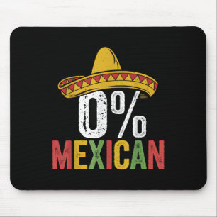 Alfombrilla De Ratón 0% mexicano Cinco De Mayo Funny Sombrero Fiesta 5 