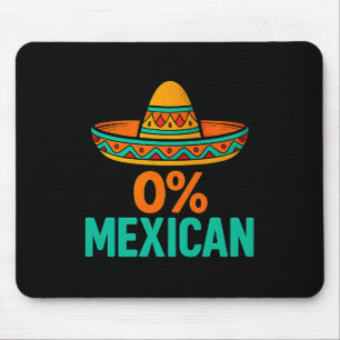 Alfombrilla De Ratón 0 por ciento mexicano divertido cinco de mayo somb