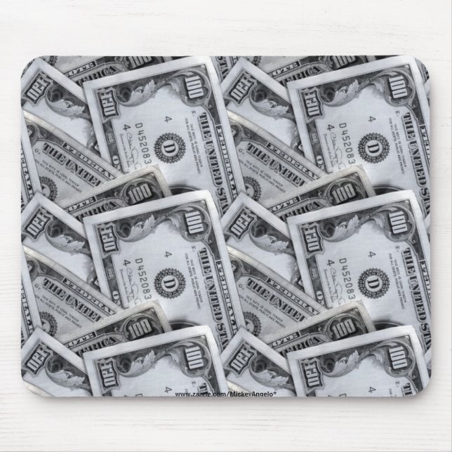 Alfombrilla De Ratón 100 billetes de dólar (Frente)