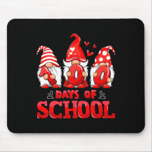 Alfombrilla De Ratón 100° Día De Enseñanza De Gnome Escolar Estudiantes
