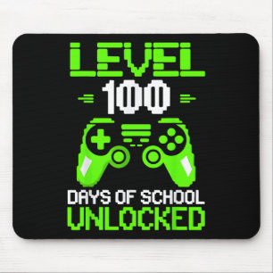 Alfombrilla De Ratón 100° Día De Escolar Niños Camisas Videojuegos Niño