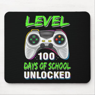 Alfombrilla De Ratón 100° Día De Niños Camisas Escolares Videojuegos Ni