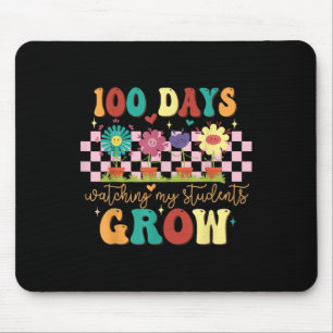 Alfombrilla De Ratón 100 días cultivando flores de boho