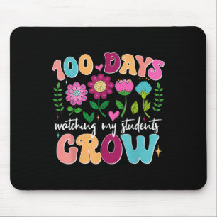 Alfombrilla De Ratón 100 días cultivando flores de boho