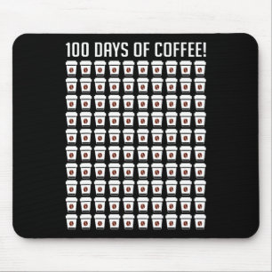 Alfombrilla De Ratón 100 días de aprecio del profesor de café 100 días