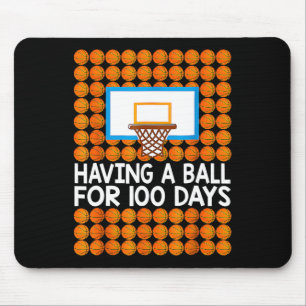 Alfombrilla De Ratón 100 días de baile de básquetbol escolar regalo de 