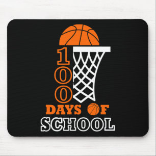 Alfombrilla De Ratón 100 Días de Básquetbol Escolar 100 días de sc