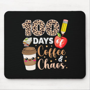 Alfombrilla De Ratón 100 Días De Caos De Café 100 Días De Educación Esc
