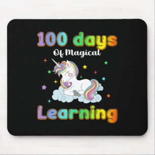 Alfombrilla De Ratón 100 días de clase de Chicas de Unicornio