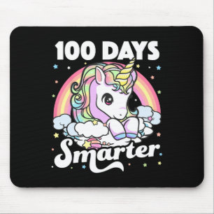 Alfombrilla De Ratón 100 días de clases de Chicas unicornio