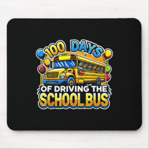 Alfombrilla De Ratón 100 Días De Conducir El Autobús Escolar 3