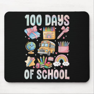 Alfombrilla De Ratón 100 Días De Enseñanza Escolar Niños 100 Días De