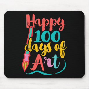 Alfombrilla De Ratón 100 días de escuela - 100 días de arte