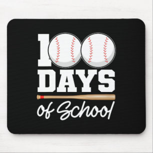 Alfombrilla De Ratón 100 días de escuela de béisbol 100 días de escuela