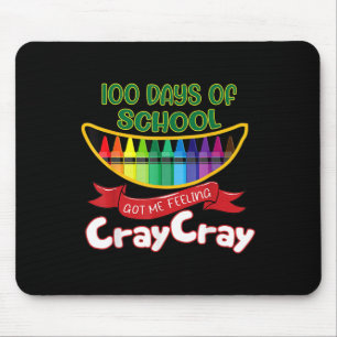 Alfombrilla De Ratón 100 Días De Escuela Me Hicieron Sensarme De Grito 