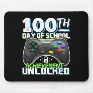 Alfombrilla De Ratón 100 días de éxito escolar desbloqueados videojuego