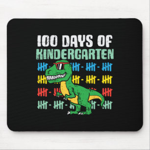 Alfombrilla De Ratón 100 días de kindergarten trex dinosaur 100 días