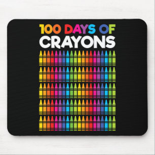 Alfombrilla De Ratón 100 días de lápices para Chicas niños 100 días de 