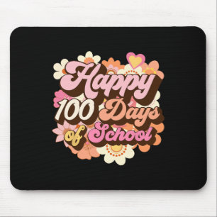 Alfombrilla De Ratón 100 Días De Maestros Escolares Niños Groovy 100 Dí