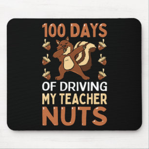 Alfombrilla De Ratón 100 Días De Manejar A Mi Maestra Pañuelo De Nueces