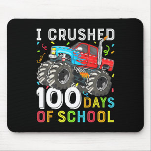 Alfombrilla De Ratón 100 Días De Monstruo Escolar Camión 100 Día De Sch
