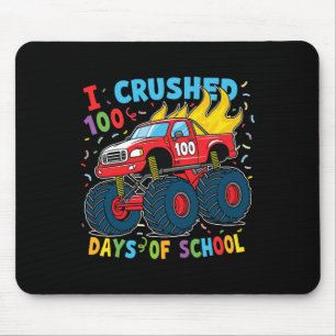 Alfombrilla De Ratón 100 Días De Monstruo Escolar Camión 100 Día De Sch