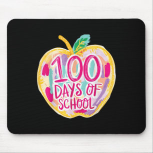 Alfombrilla De Ratón 100 Días De Retro De Maestros Escolares