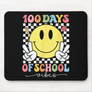 Alfombrilla De Ratón 100 Días De Sonrisas Escolares, Cara 100
