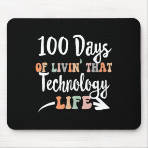 Alfombrilla De Ratón 100 Días De Tecnología 100º Día De La Escuela De T