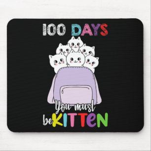 Alfombrilla De Ratón 100 Días Debes Ser Mochila De La Escuela De Divers