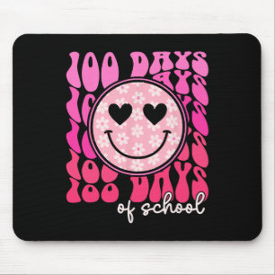 Alfombrilla De Ratón 100 Días Día De La Escuela Cara Sonriente De Marga