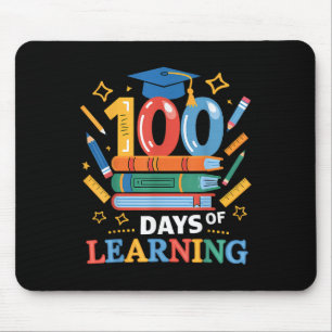 Alfombrilla De Ratón 100 Días Escolares 100 Días De Aprendizaje