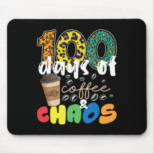 Alfombrilla De Ratón 100 Días Escolares 100 Días De Café Y